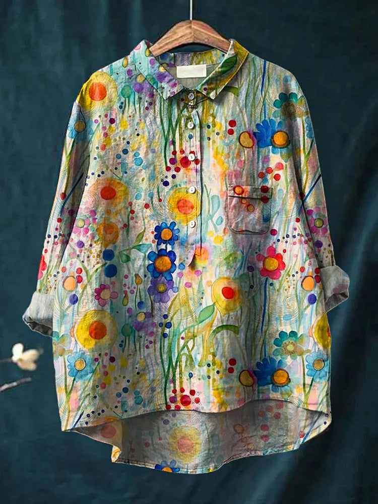 เสื้อยืดศิลปะฮิปปี้แห่งสันติภาพ