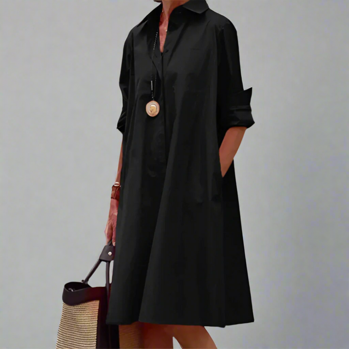 Sabine™ | ชุดเดรสโปโลสไตล์สบาย