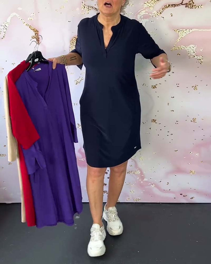 Hanne™ | ชุดเดรสคอวีสุดชิค