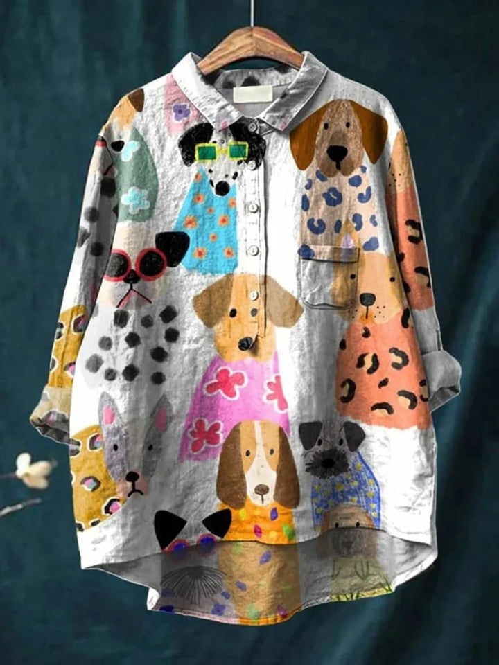 ฟิโอน่า | เสื้อยืดศิลปะสุนัข