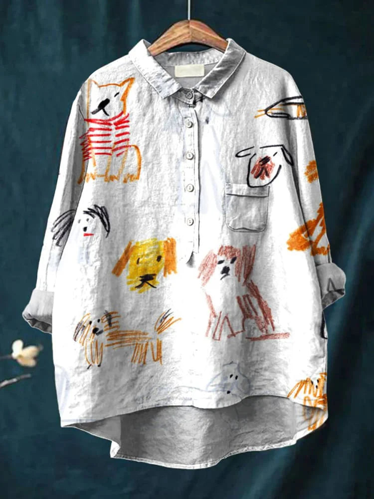 เบลล่า | เสื้อยืดศิลปะสุนัข