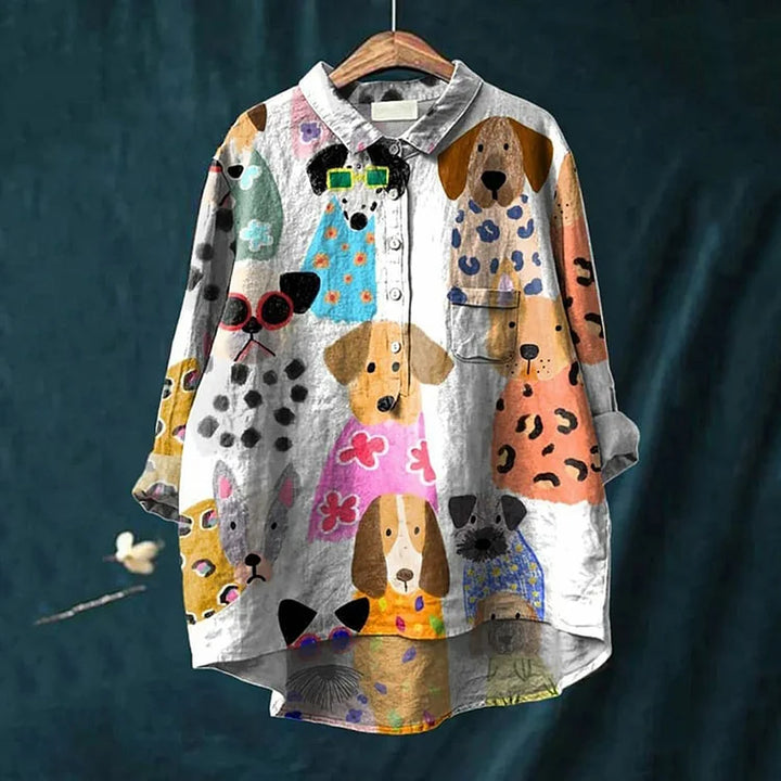 ฟิโอน่า | เสื้อยืดศิลปะสุนัข